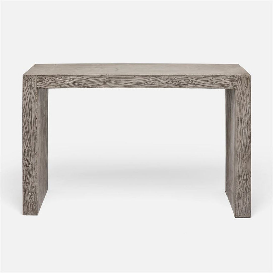 Made Goods Liam Etched Concrete Parson Console Table