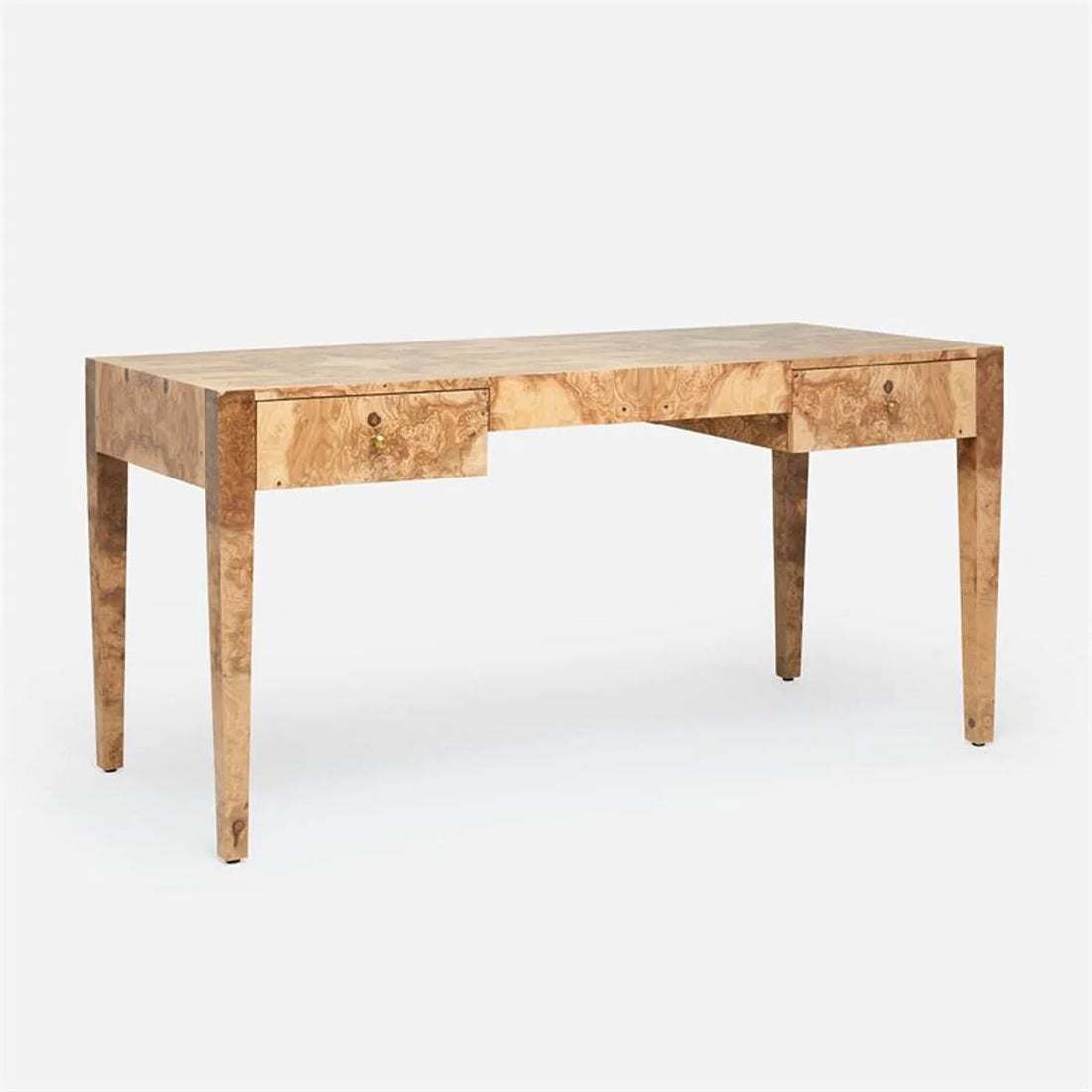 Made Goods Lindsey 64-Inch Burl Veneer Desk