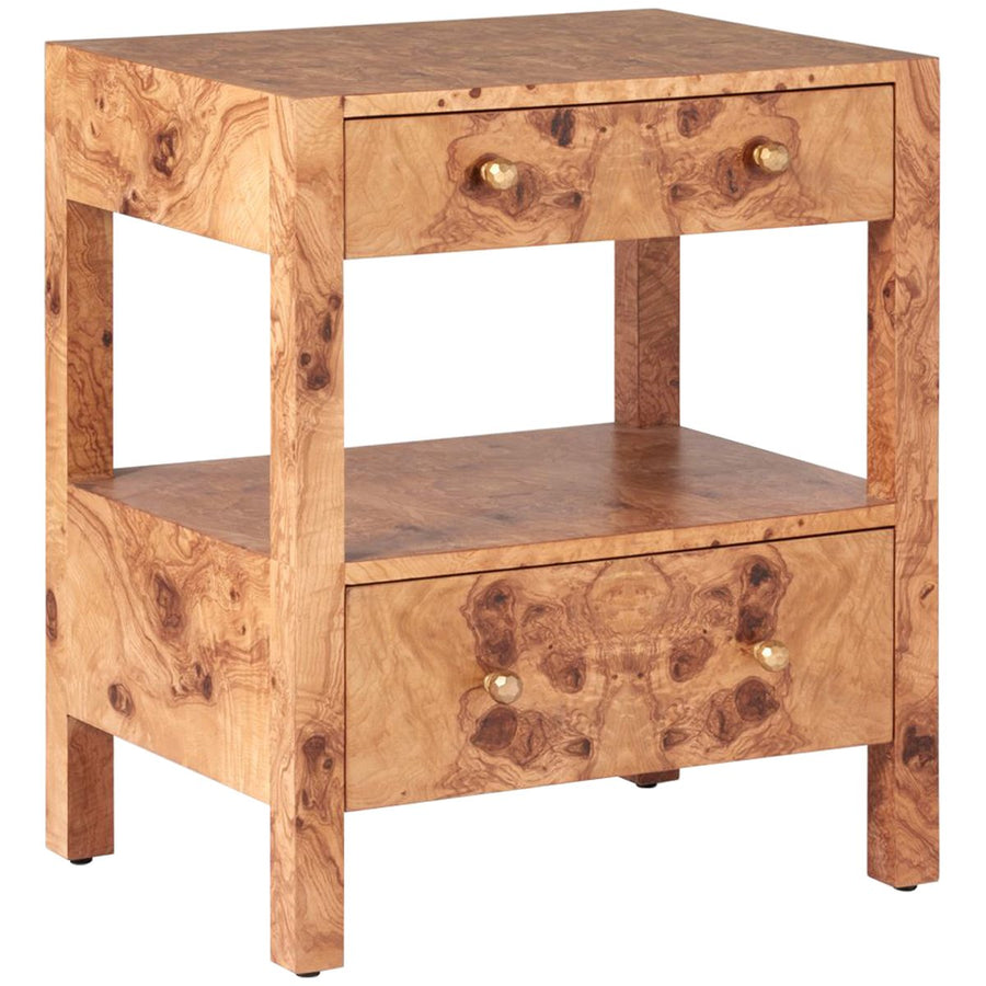 Made Goods Lindsey Burl Veneer Nightstand