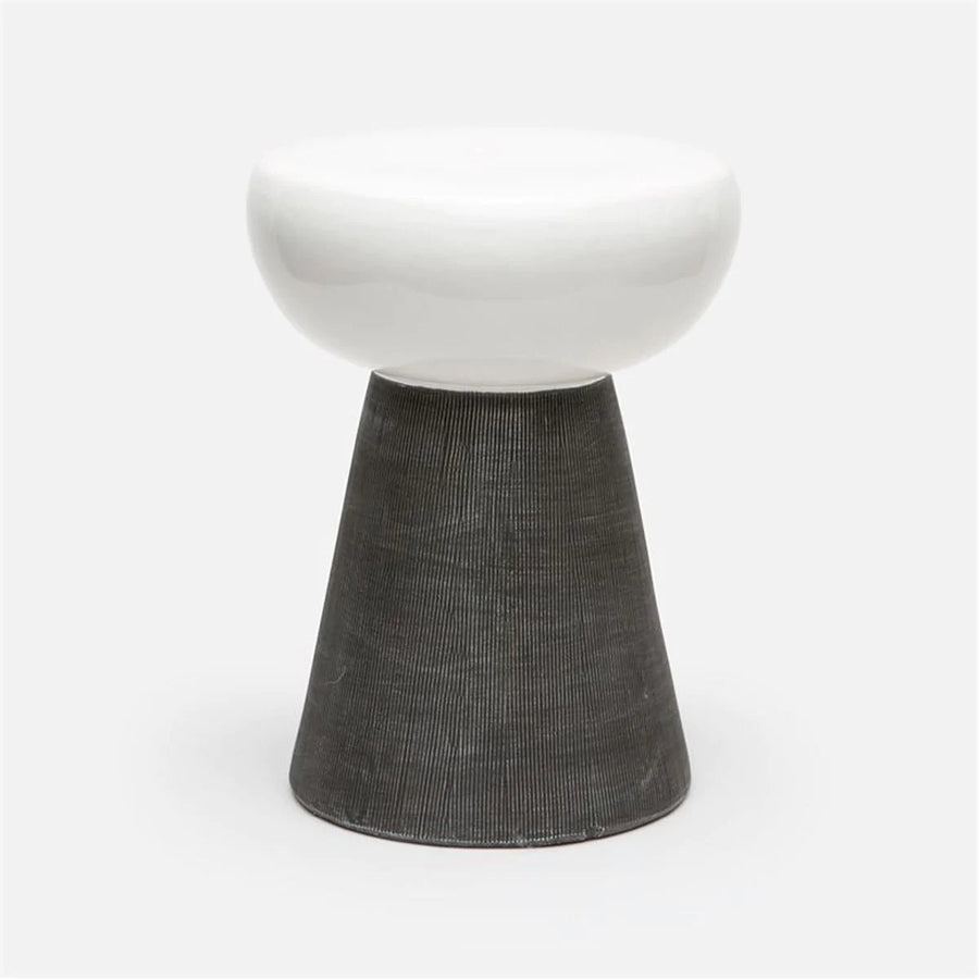 Made Goods Loz Ceramic Tapered Color Block Outdoor Stool