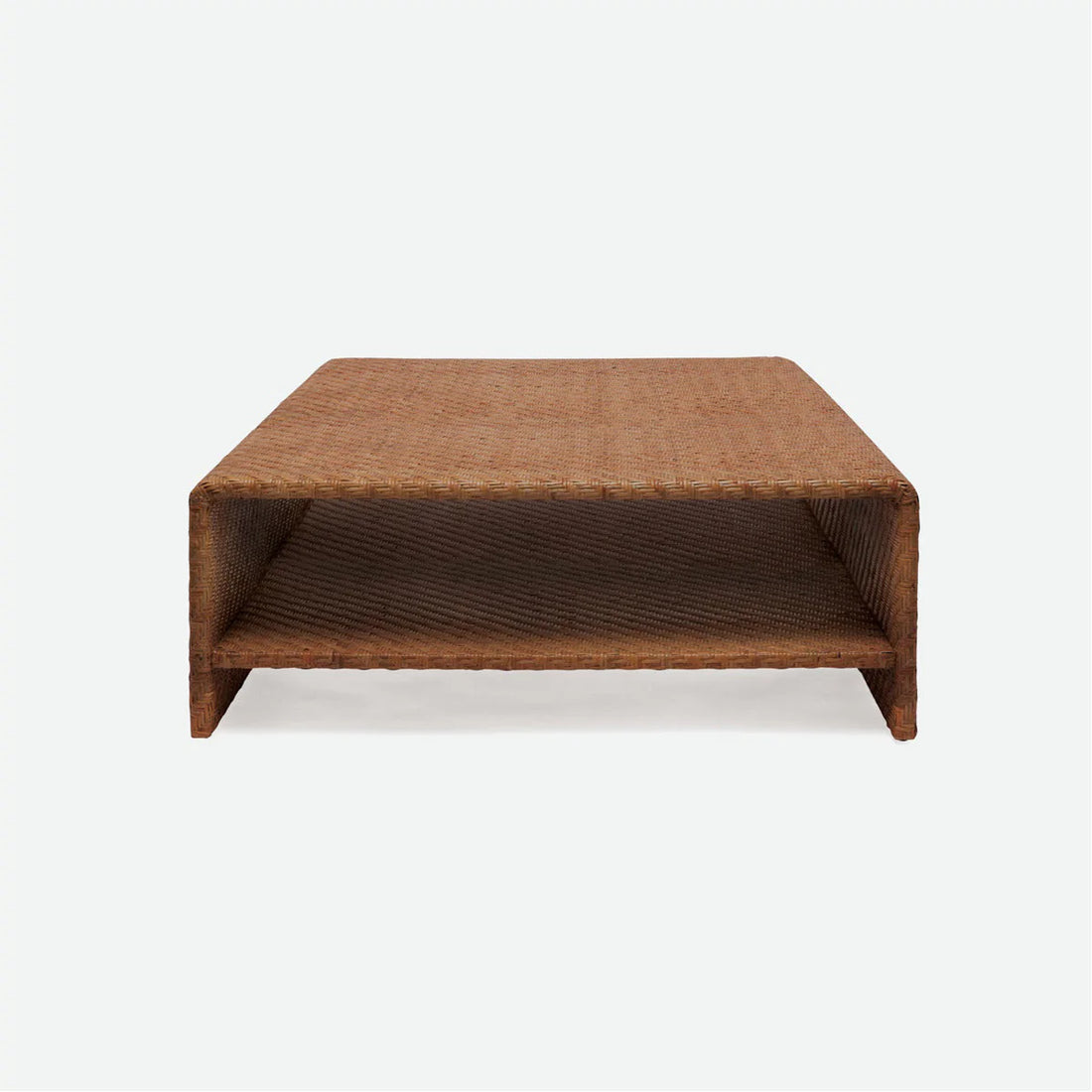 Made Goods Lynette Square Flat Rattan Coffee Table