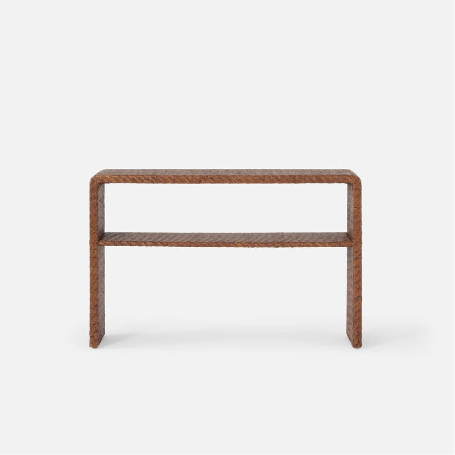 Made Goods Lynette Flat Rattan Narrow Console Table