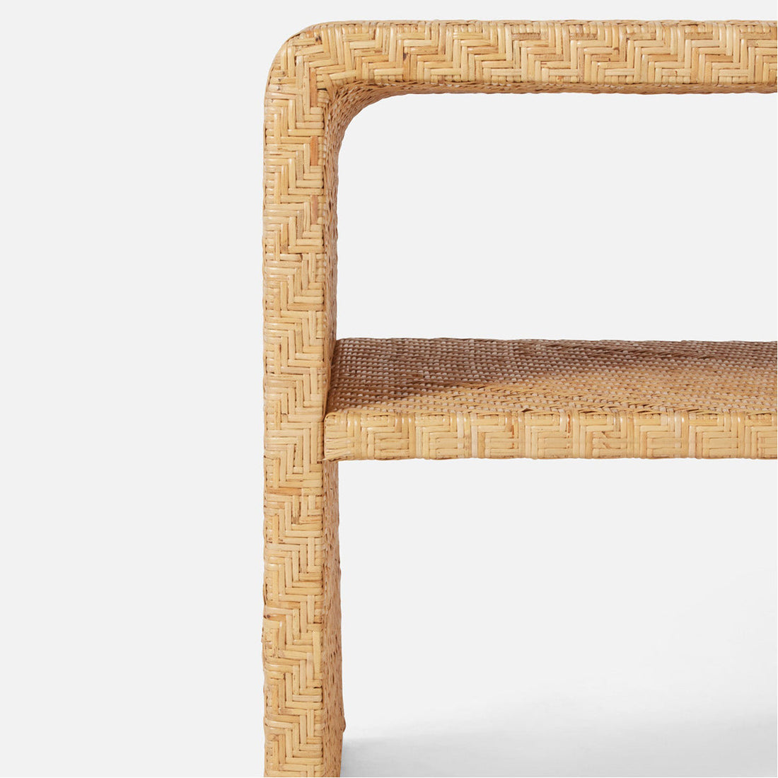 Made Goods Lynette Flat Rattan Side Table