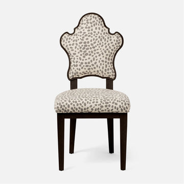 Made Goods Madisen Ornate Back Dining Chair in Alsek Fabric