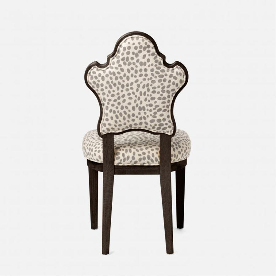 Made Goods Madisen Ornate Back Dining Chair in Ivondro Raffia