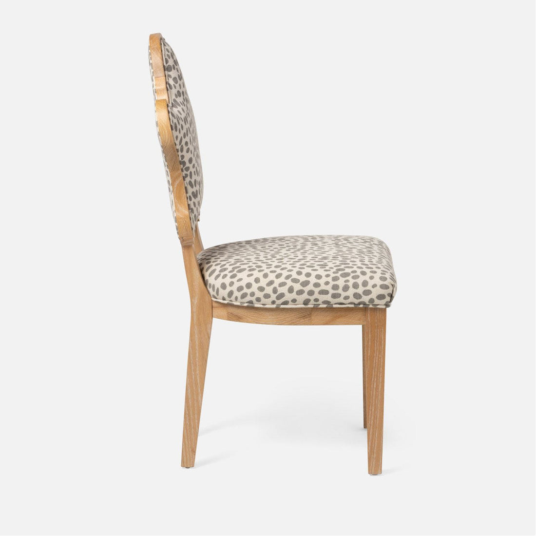 Made Goods Madisen Ornate Back Dining Chair in Liard Cotton Velvet