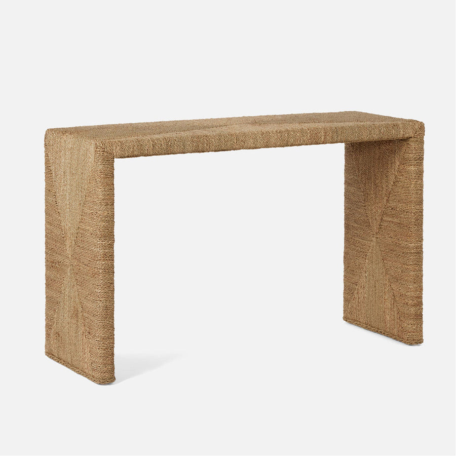 Made Goods Maggie Twisted Seagrass Console Table