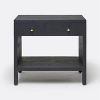 Made Goods Maris Faux Belgian Linen Double Nightstand