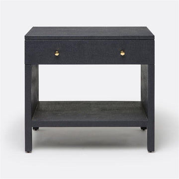 Made Goods Maris Faux Belgian Linen Double Nightstand