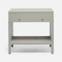 Made Goods Maris Faux Belgian Linen Double Nightstand