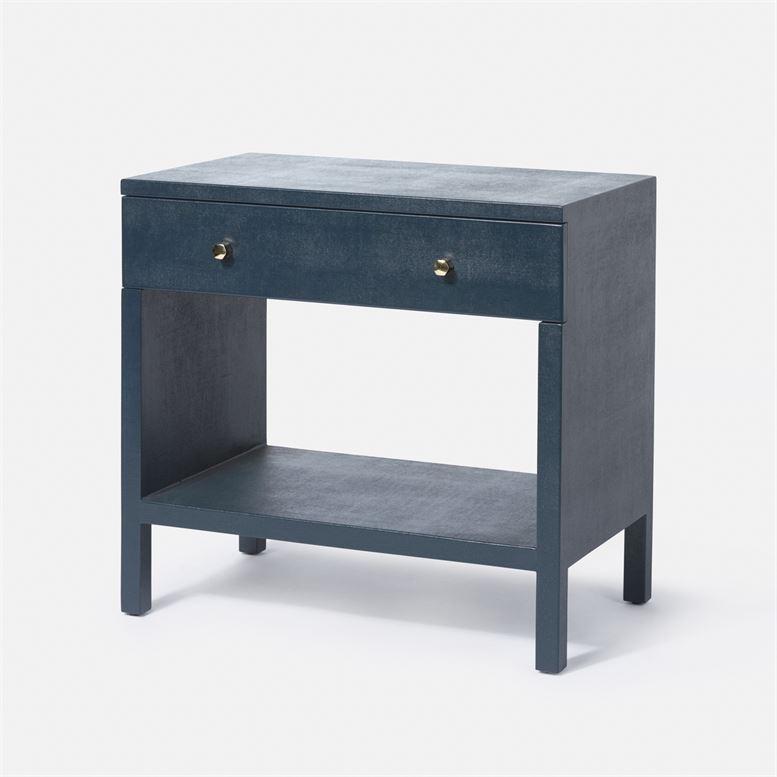 Made Goods Maris Faux Belgian Linen Double Nightstand