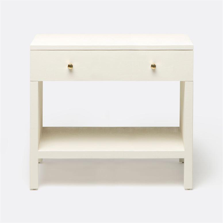 Made Goods Maris Faux Belgian Linen Double Nightstand