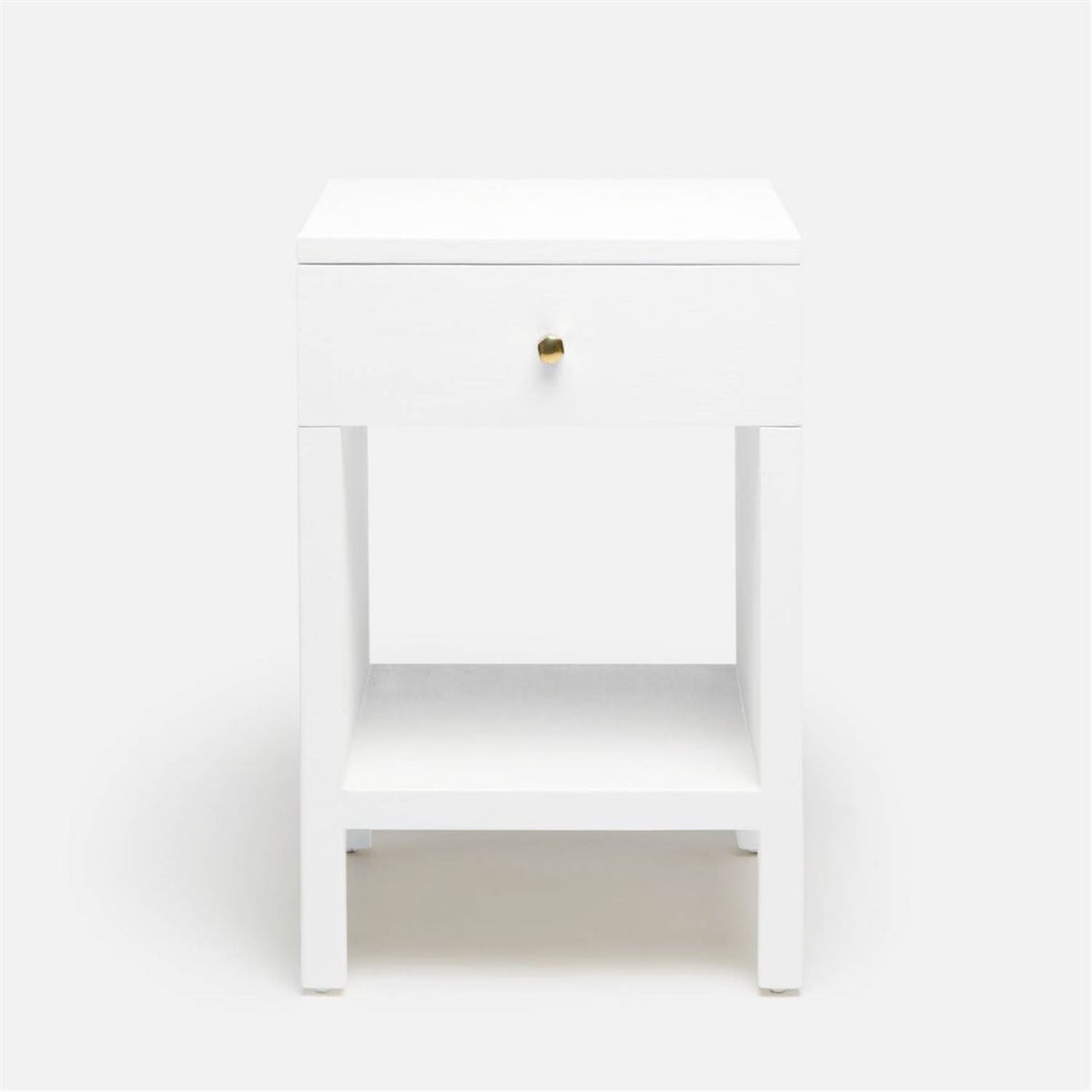 Made Goods Maris Faux Belgian Linen Single Nightstand