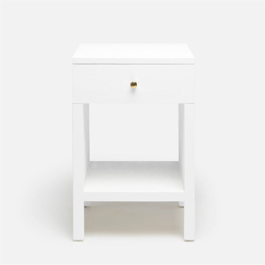 Made Goods Maris Faux Belgian Linen Single Nightstand