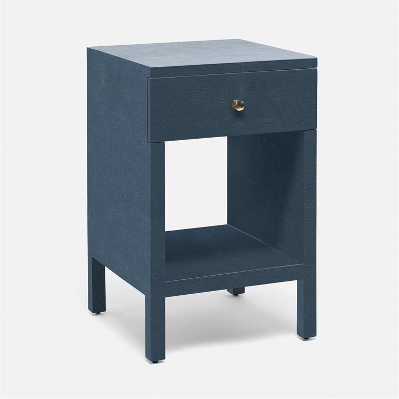 Made Goods Maris Faux Belgian Linen Single Nightstand