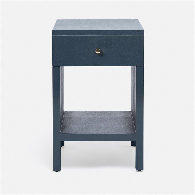 Made Goods Maris Faux Belgian Linen Single Nightstand