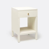 Made Goods Maris Faux Belgian Linen Single Nightstand