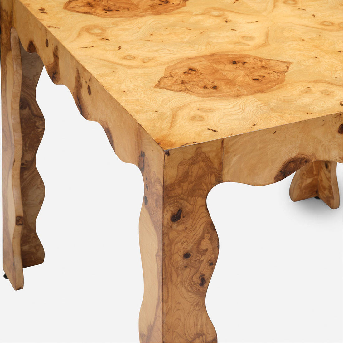 Made Goods Maurice Olive Ash Veneer Game Table