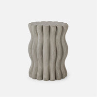 Made Goods Medusa Wavy Concrete Outdoor Stool