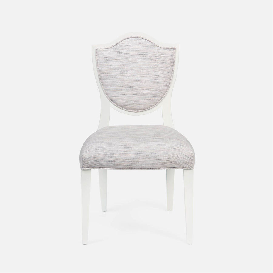 Made Goods Micah Upholstered Medallion Dining Chair in Klein Cotton