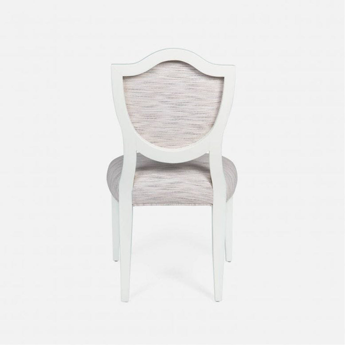 Made Goods Micah Upholstered Medallion Dining Chair in Ivondro Raffia