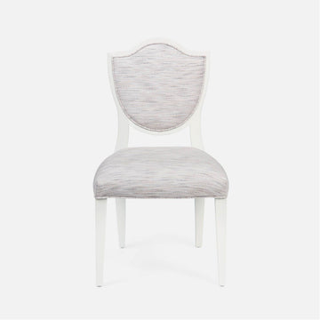 Made Goods Micah Upholstered Medallion Dining Chair in Aras Mohair