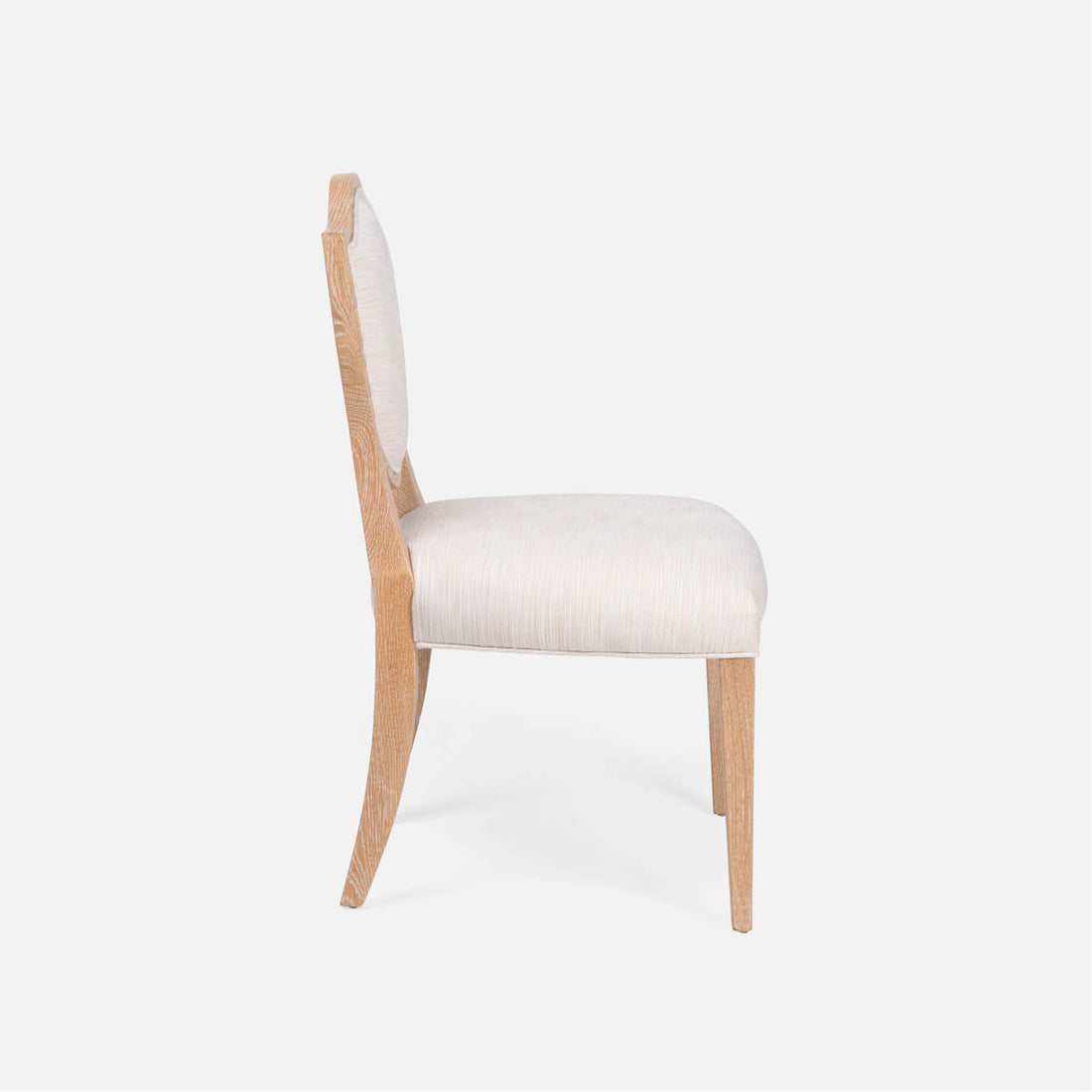 Made Goods Micah Upholstered Medallion Dining Chair in Ivondro Raffia