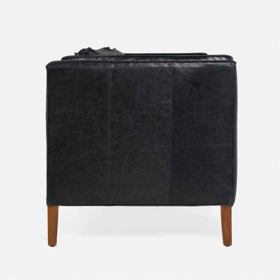 Made Goods Millicent Tuxedo Sofa in Colorado Leather