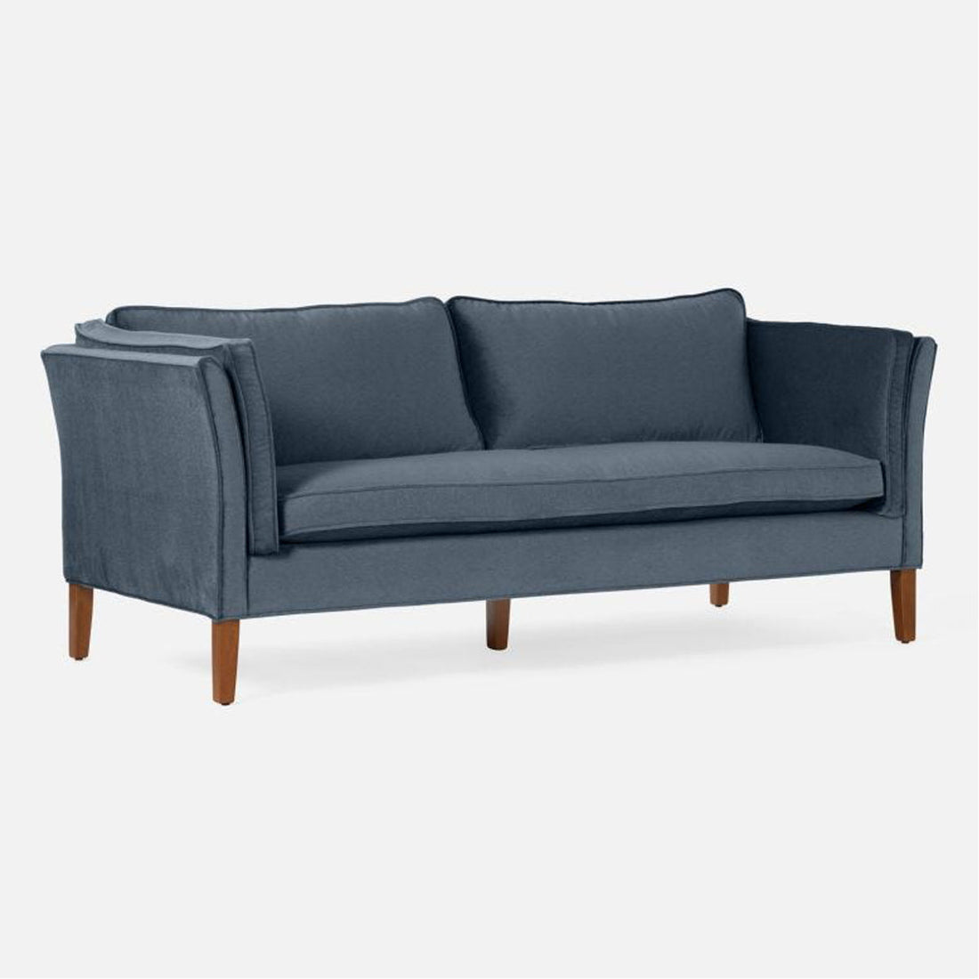 Made Goods Millicent Tuxedo Sofa in Havel Velvet