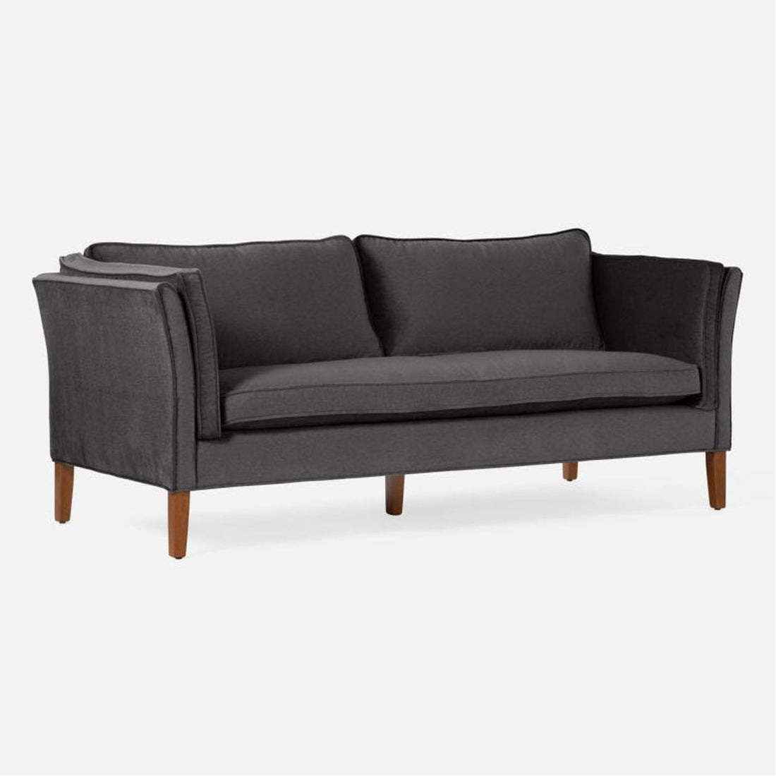 Made Goods Millicent Tuxedo Sofa in Havel Velvet