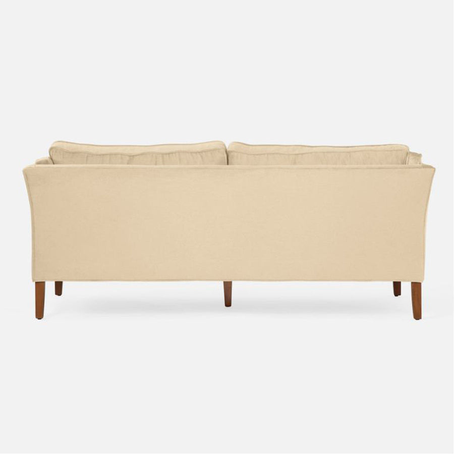 Made Goods Millicent Tuxedo Sofa in Ivondro Raffia