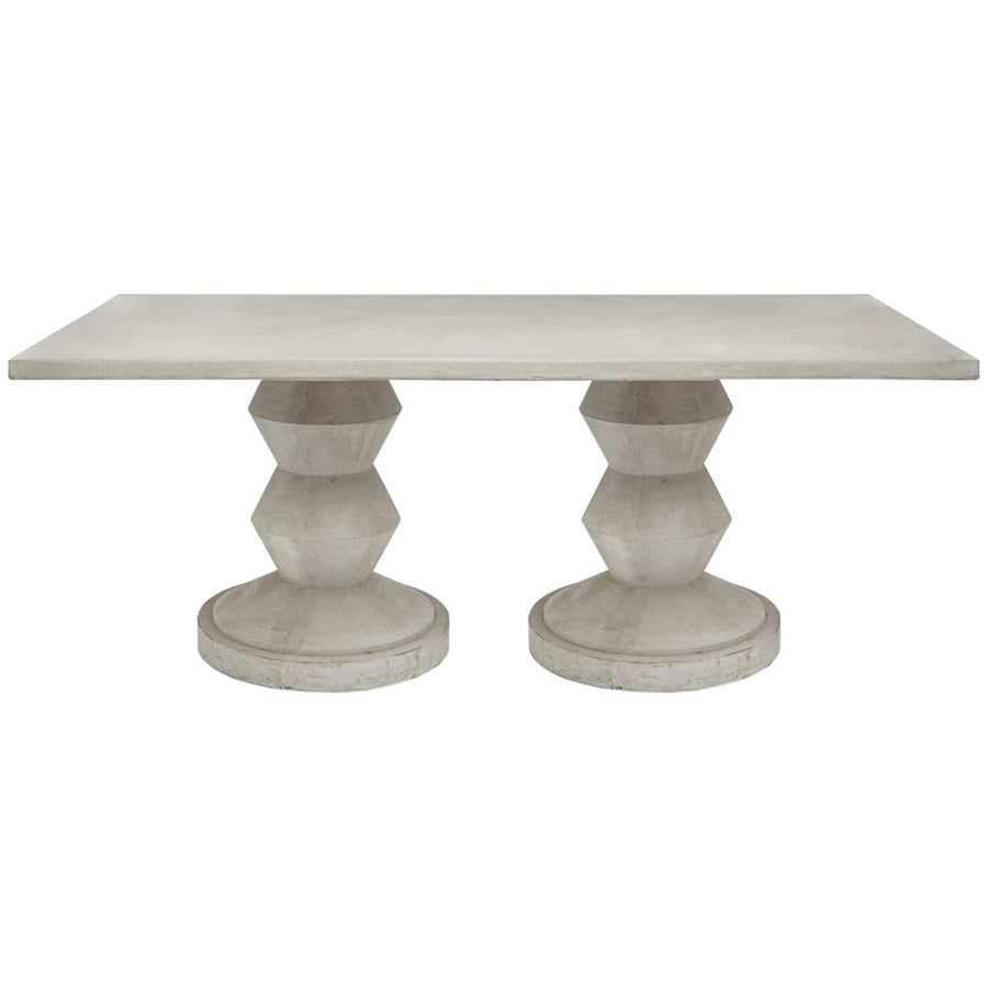 Made Goods Montgomery Concrete Rectangular Outdoor Dining Table