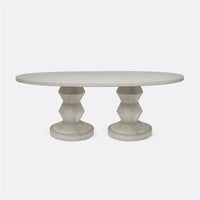 Made Goods Montgomery Concrete Oval Outdoor Dining Table