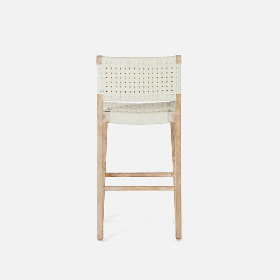 Made Goods Neal Modern Lattice Weave Outdoor Bar Stool