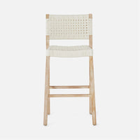 Made Goods Neal Modern Lattice Weave Outdoor Bar Stool