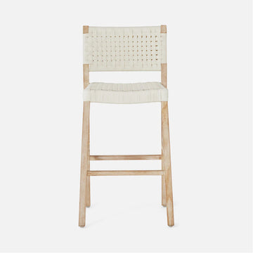 Made Goods Neal Modern Lattice Weave Outdoor Bar Stool