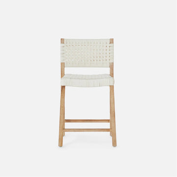 Made Goods Neal Modern Lattice Weave Outdoor Counter Stool