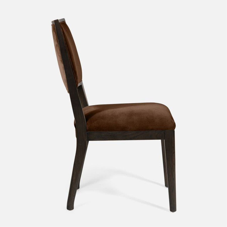 Made Goods Nelton Upholstered Dining Chair in Aras Mohair