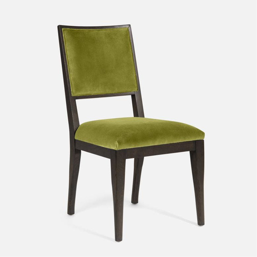 Made Goods Nelton Upholstered Dining Chair in Clyde Plaid Fabric