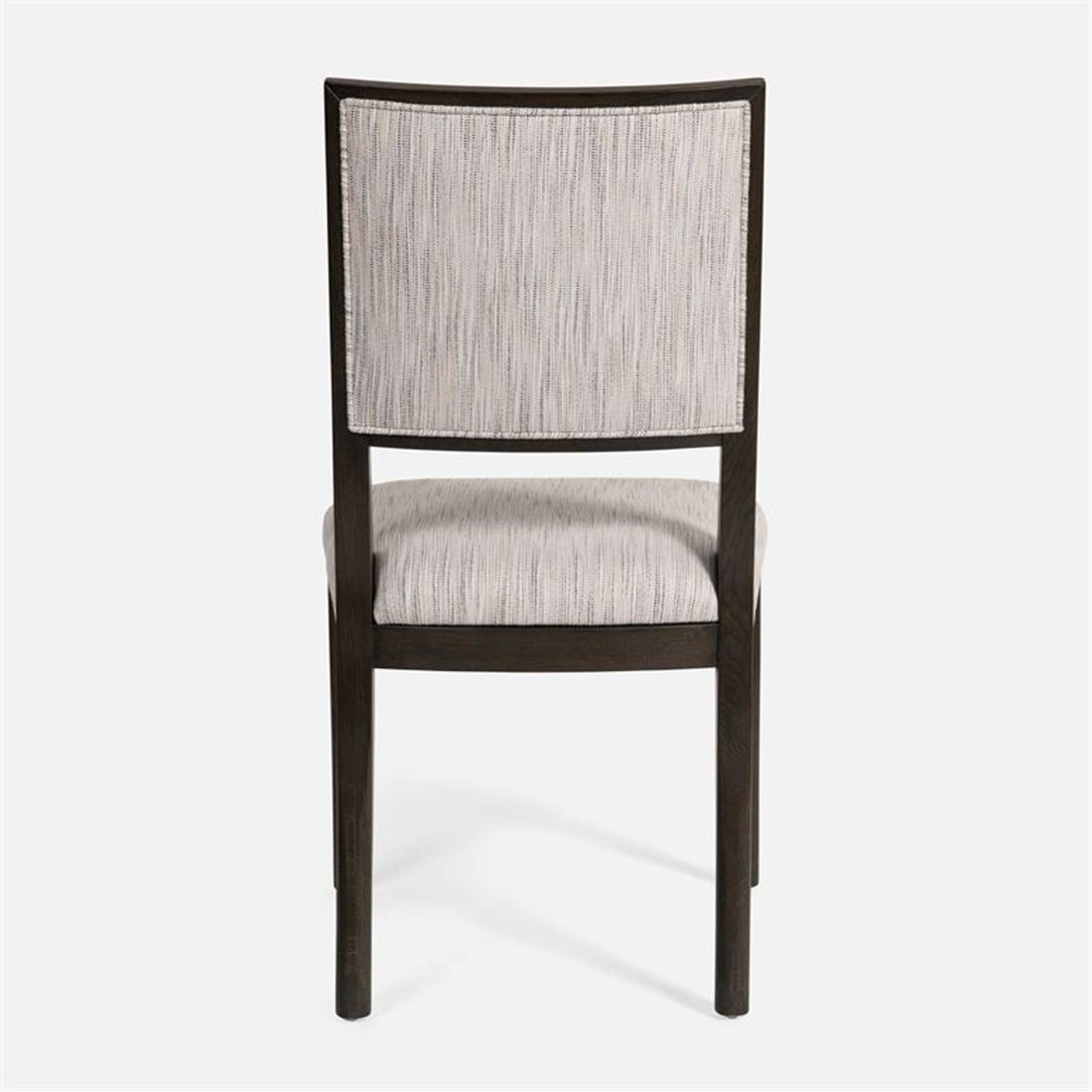 Made Goods Nelton Upholstered Dining Chair in Garonne Marine Leather