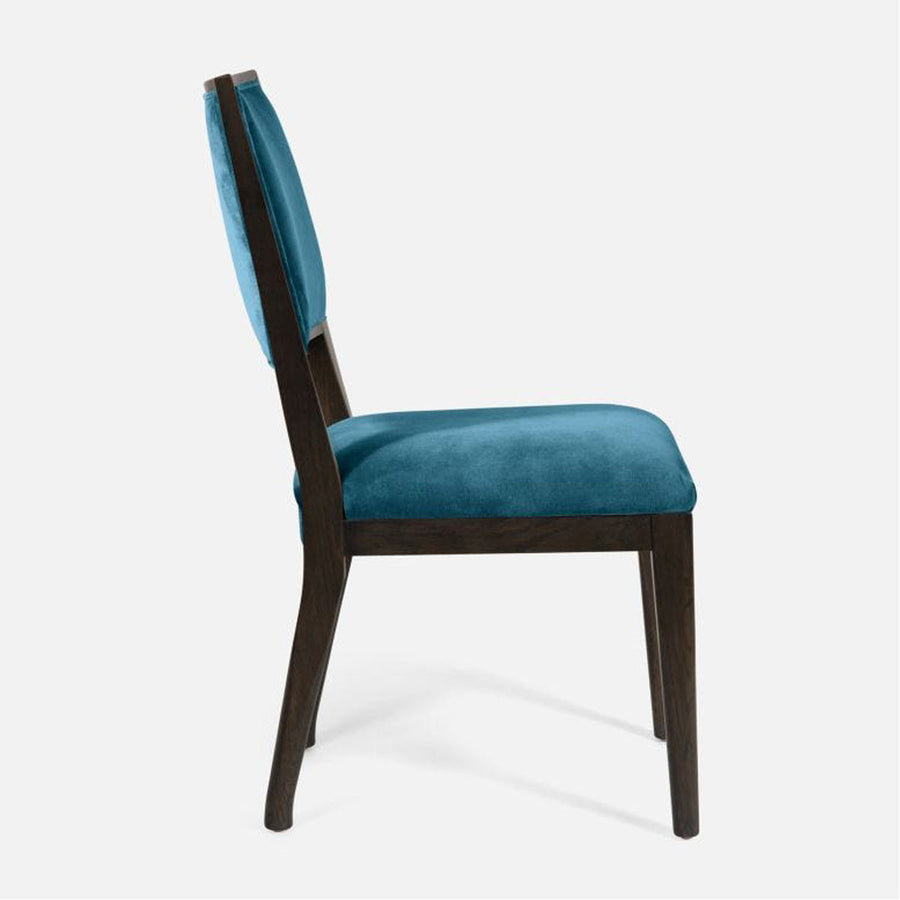 Made Goods Nelton Upholstered Dining Chair in Liard Cotton Velvet