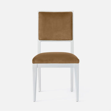 Made Goods Nelton Upholstered Dining Chair in Ivondro Raffia