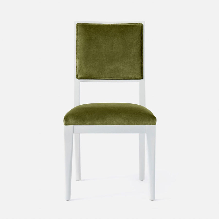 Made Goods Nelton Upholstered Dining Chair in Liard Cotton Velvet