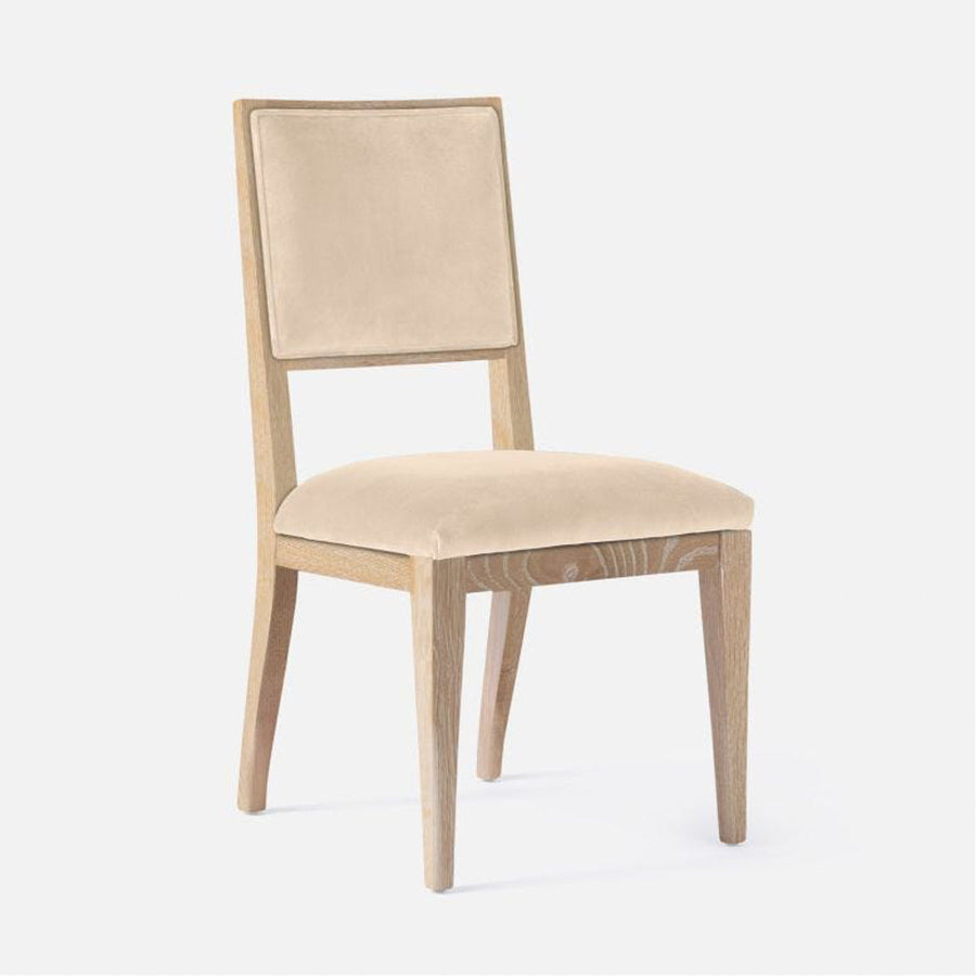 Made Goods Nelton Upholstered Dining Chair in Aras Mohair