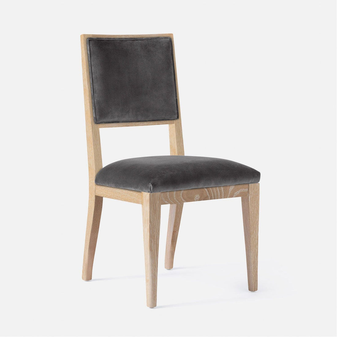 Made Goods Nelton Upholstered Dining Chair in Ivondro Raffia