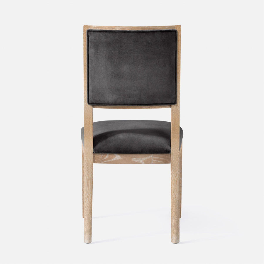 Made Goods Nelton Upholstered Dining Chair in Ivondro Raffia