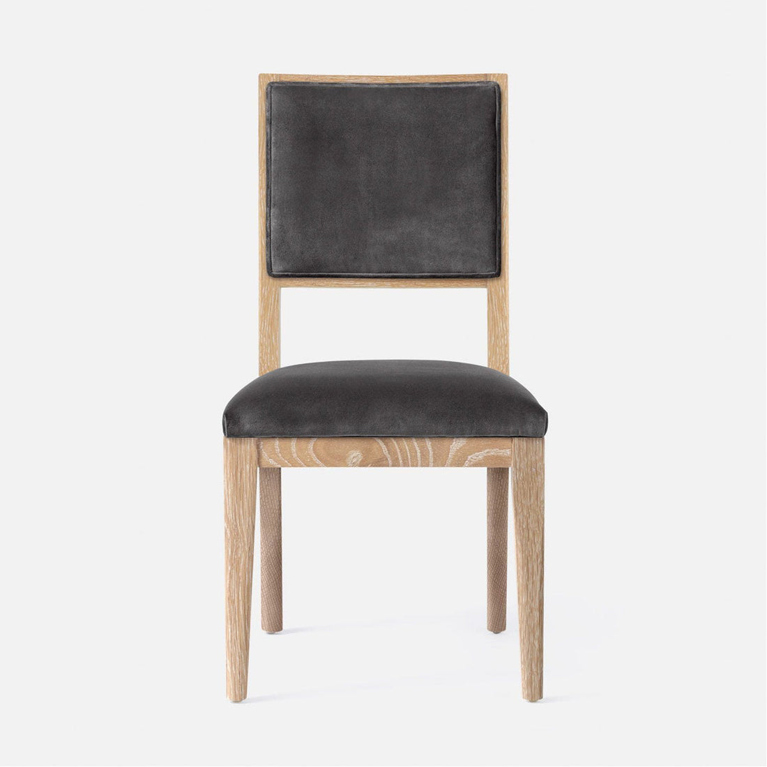 Made Goods Nelton Upholstered Dining Chair in Ivondro Raffia