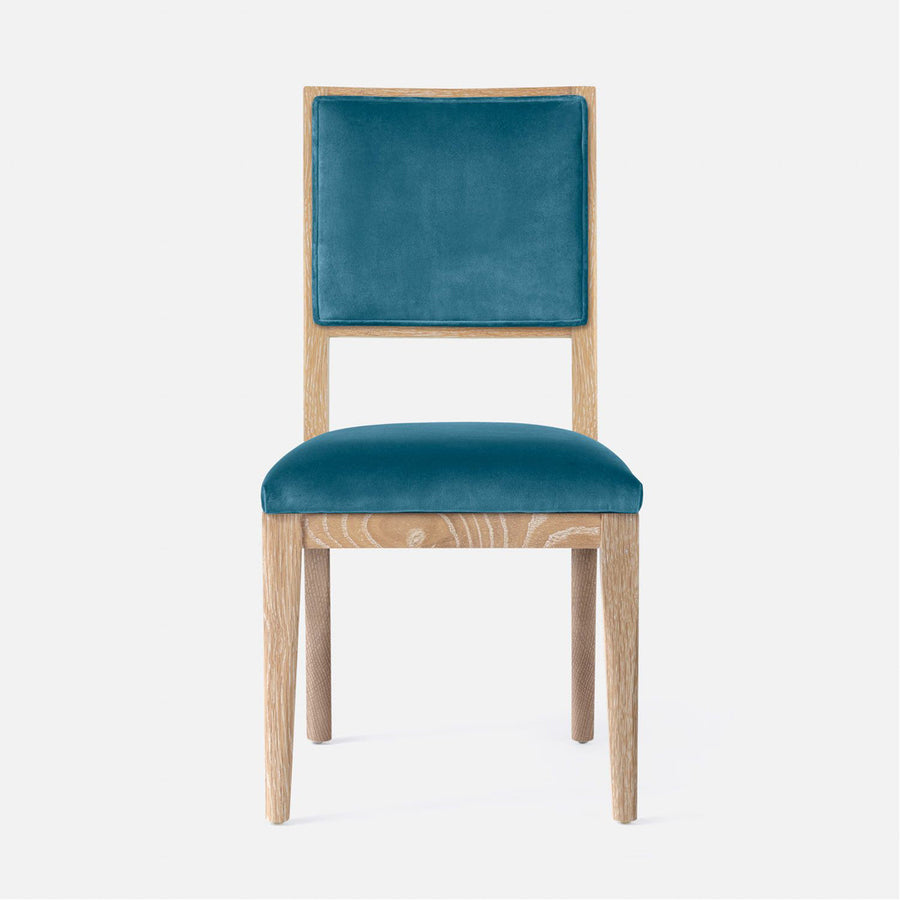 Made Goods Nelton Upholstered Dining Chair in Liard Cotton Velvet