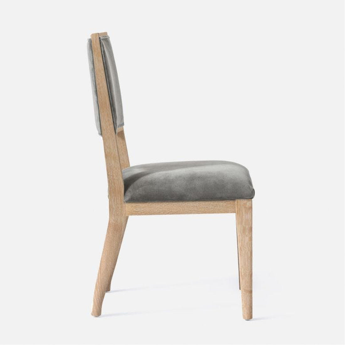 Made Goods Nelton Upholstered Dining Chair in Liard Cotton Velvet