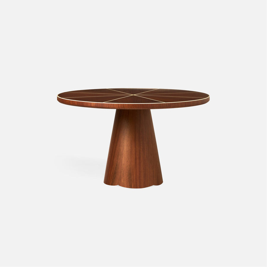 Made Goods Novak Faux Bone 32-Inch Entry Table in Teak